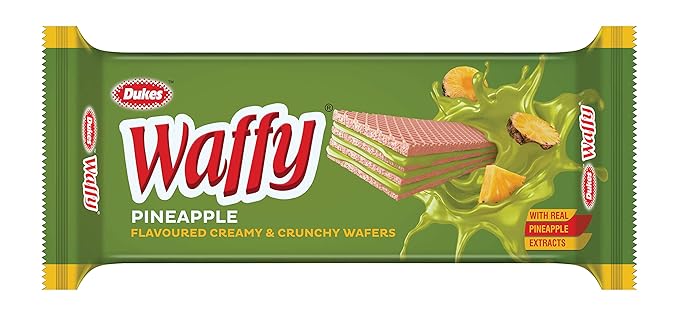 Dukes Waffy Biscuits Pineapple, 75g