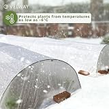 Velway 2x5m Plant Fleece Frost Protection 30gsm Heavy Duty view 4