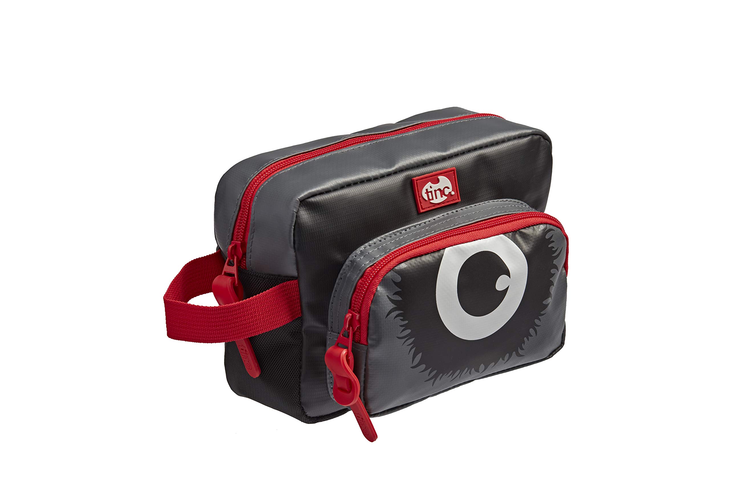 Tinc Kronk Character Wash Bag for Kids | Water Resistant Wash Bag - Two Compartments - Toiletry Bag - Easy Clean Wipe Down Material | Black Colour - Size 21cm x 12cm x 15cm