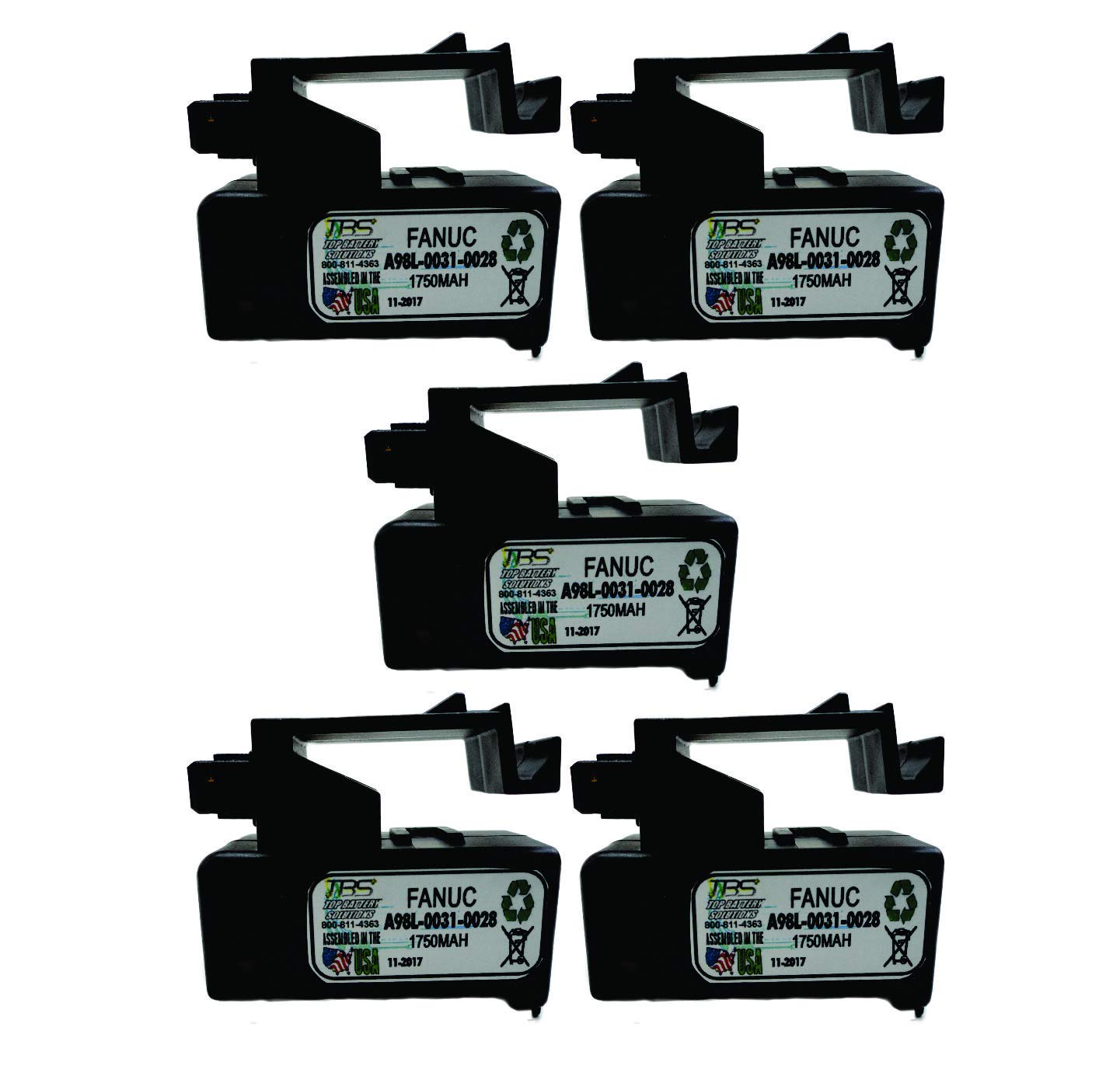 Amazon.com: 5PC Fanuc A98L-0031-0028, A02B-0323-K102 Single Cell 3V in