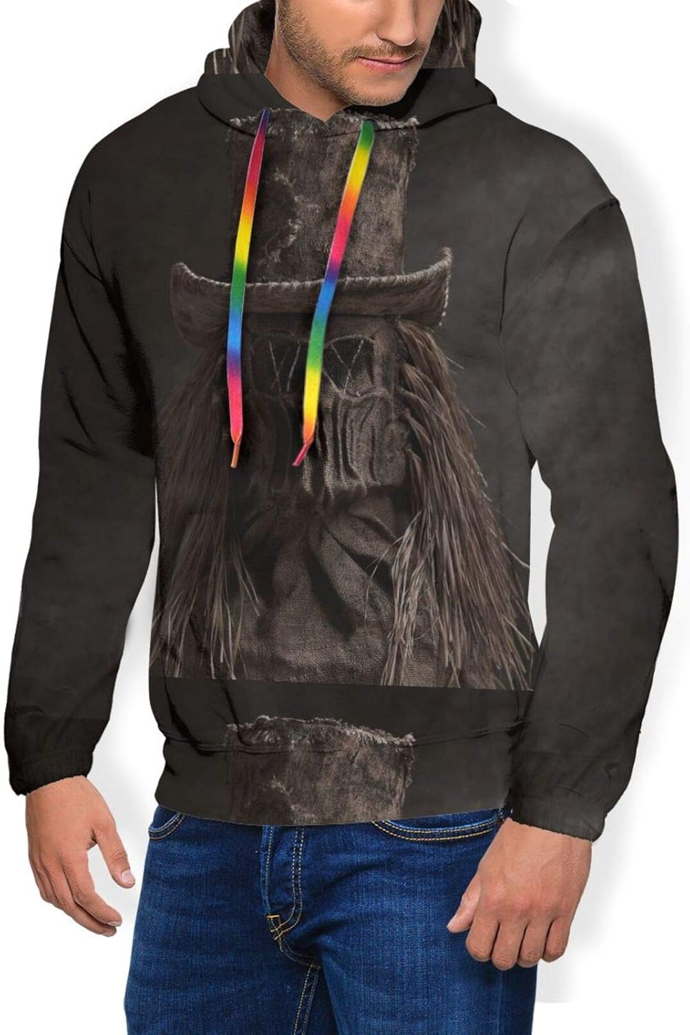 Skull Mannequin Men's Hooded Top Sweatshirt Hoodies Soft Long Sleeve Pullover Hoodie