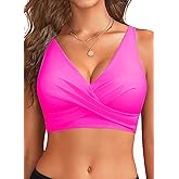 Women Underwire Bikini Top - Push Up Bathing Suit Top Large Bust Swim Top 2025 Swimsuit Top