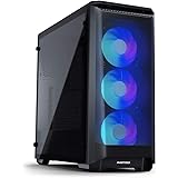 Phanteks Eclipse P400A Digital ATX Mid-tower(PH-EC400ATG_DBK01), Mesh Front Panel, Tempered Glass, Digital-RGB, Black