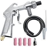 Wogoboo Sand Blaster Gun Kit Sand Blasting Sandblasting Gun | Blasting Sandblaster Rust Remove with Hose Nozzle for Sandblast Cabinets