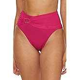 Trina Turk Womens Monaco High Waisted Bikini Bottom, Cheeky Coverage, Swimwear Separates for Women