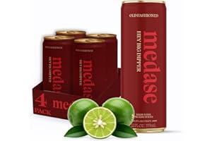 MEDASE Old Fashioned "Hey Big Dipper" Non-Alcoholic Mocktail (12oz 4 Pack) Authentic Taste, Healthy Drink, Alcohol Free Beverage, Low Calorie, Gluten Free, Vegan, GMO Free