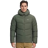 Pioneer Camp Men's Down Jacket 700 Fill Winter Insulated Puffer Jackets Water-repellent Warm Puffy Coat with Hood