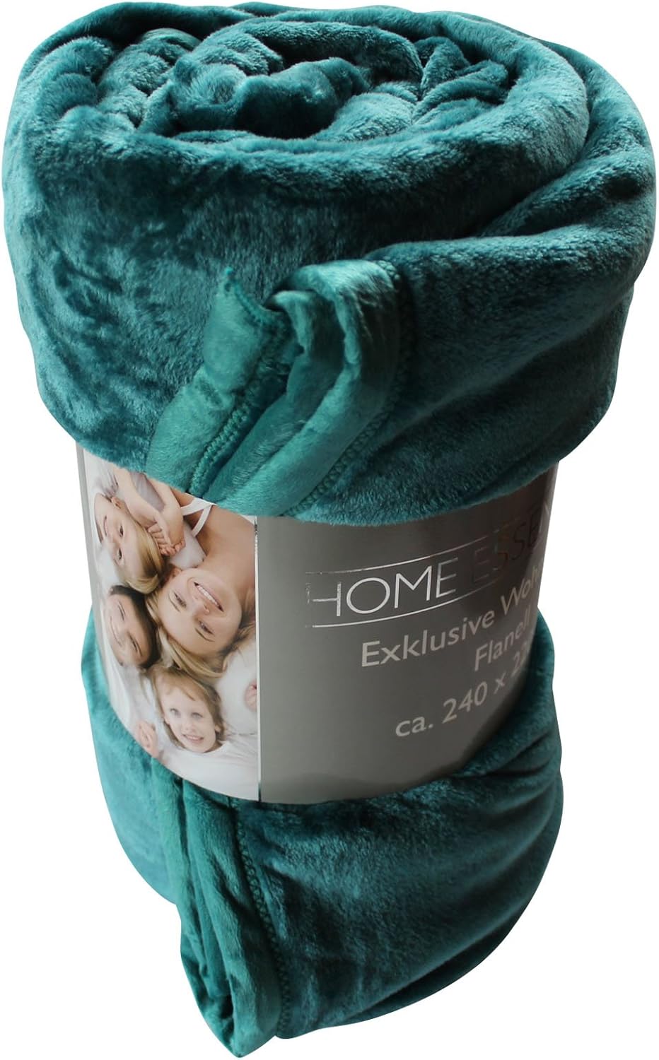 Acus Home Essentials Couverture XXL en flanelle microfibre avec ourlet