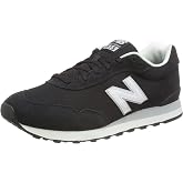 New Balance Men's 515 V3 Sneaker, Black/White/Aluminum Grey, 12