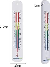 Thermometer World 215mm Colour Coded Room Thermometer UK Made view 3