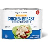 Amazon Grocery, Premium Chunk Chicken Breast, 10 Oz (Pack of 6)