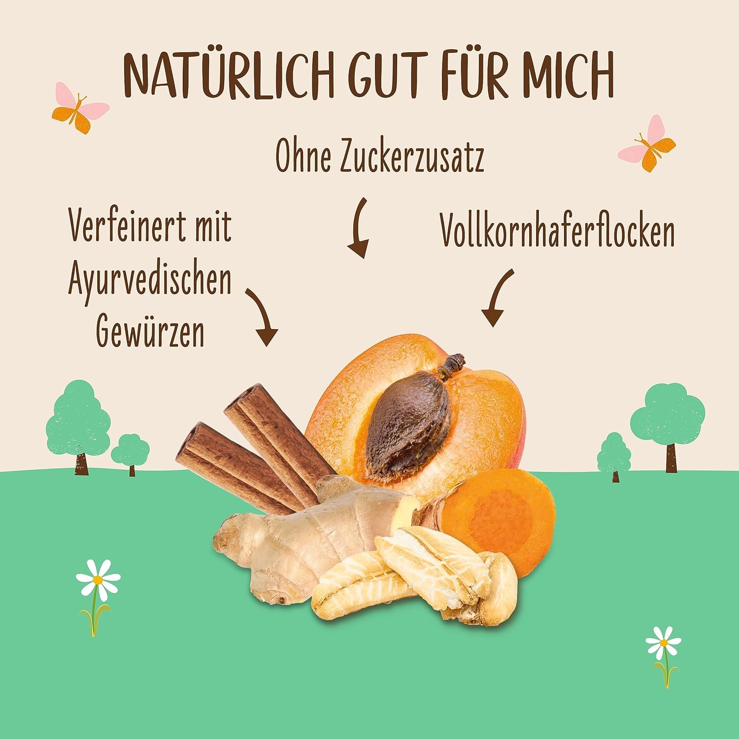 Allos Porridge Ayurveda ungesüßt | Bio Frühstücksbrei | 6 x 450g 4