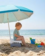 Venture Pote Pals Travel Potty Grey Woodland with 5 Liners 2 in 1 view 5