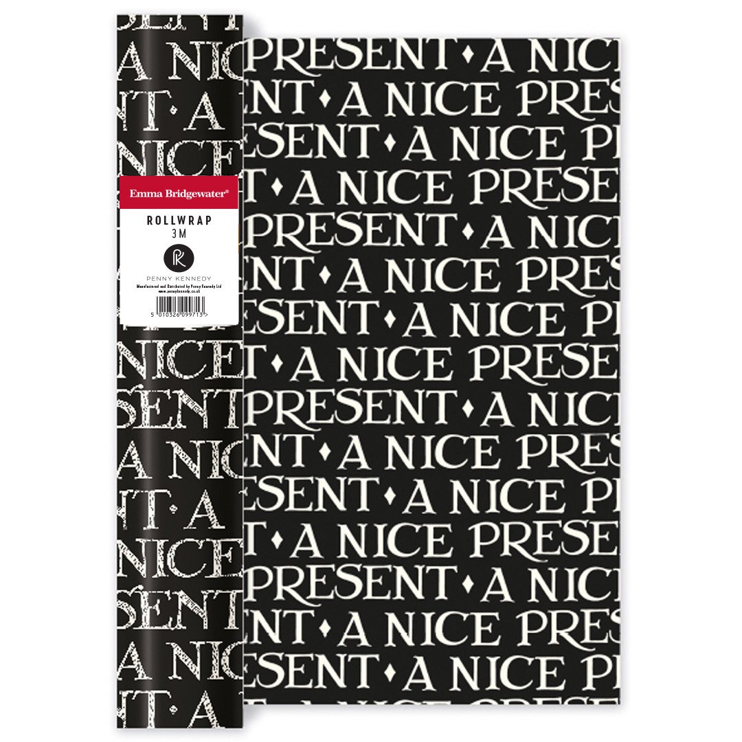 Emma Bridgewater A Nice Present Gift Wrap - Roll Wrap