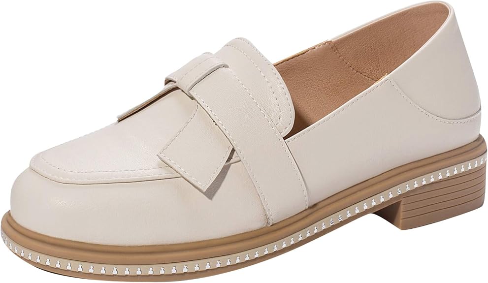 Latasa Women's Cute Low Heel Slipon Casual Loafers Shoes Amazon.ca