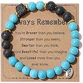 Inspirational Bracelets for Women Natural Stone Healing Relaxation Chakra Bracelet Gifts for Graduation Birthday Christmas Mothers day Valentines Thanksgiving Gifts for Her Mom Best Friend Sister Girls