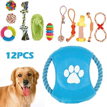 Amazon Co Jp Culturaltu 犬 おもちゃ 音が鳴る ぬいぐるみ 12点セット 犬用おもちゃ ペットおもちゃ 耐久性 コットン 噛む 清潔 歯磨き 柔らかい 人気 愛犬福袋 噛む玩具 知能玩具 ストレス解消 肥満解消 運動不足 小 中型犬用 Pet Supplies