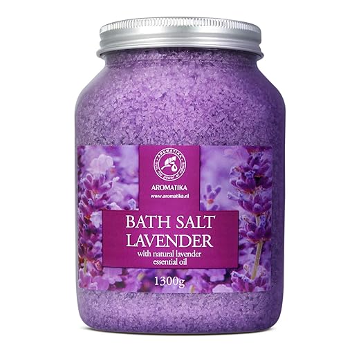 Lavender Bath Salts 1.3kg Best for Relaxing Body Care Amazon.co.uk