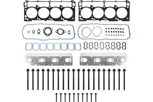 WANGSHENG 5.7 Hemi Head Gasket Set with Bolts Kit Fit for Ram 1500/2500/3500 2011-2016, for Dodge Challenger/Charger/Durango 2009-2016, for Chrysler 300 Jeep Grand Cherokee 2009-2015 5.7L HS26423PT