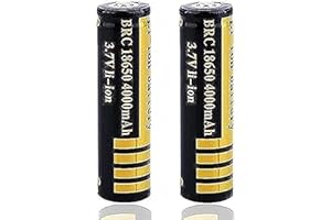 SMPEKJRD Aa Rechar - 3.7 ion 4000 mAh Battery Large Capacity Battery for LED Flashlight, Main lamp, doorbells