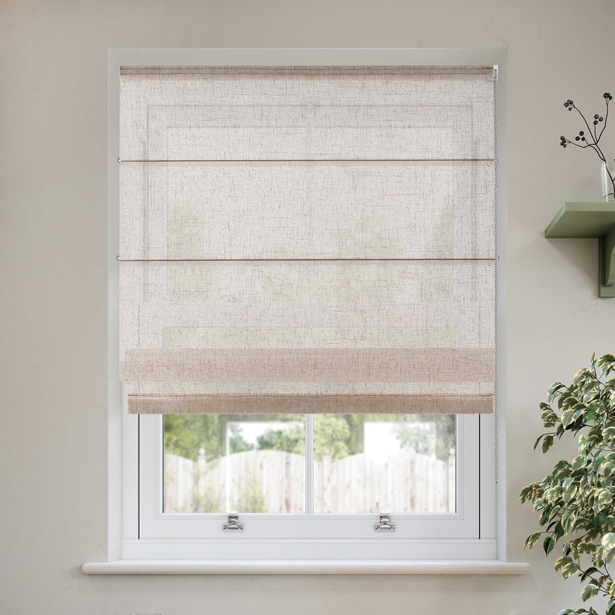 Hiifroy Roman Shades for Window, Light Filtering
