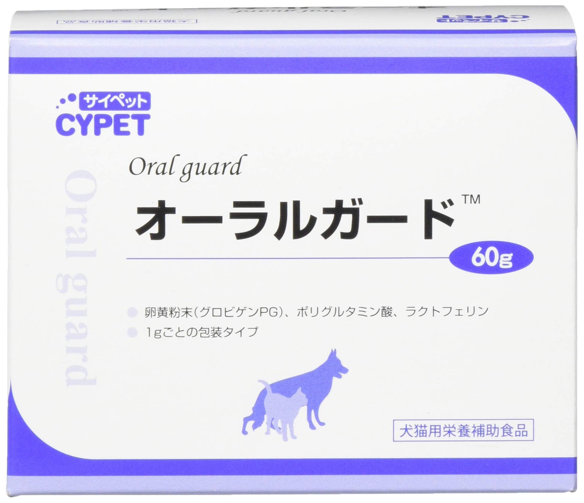 犬猫用栄養補助食品 オーラルガード 1g×60包商品画像