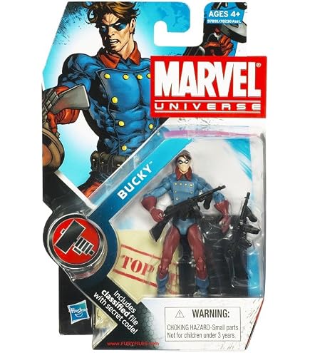 Marvel Universe Action Figure Union Jack (026) - Figura Snodabile 3 3/4 Pollici Con S.H.I.E.L.D. File - 2