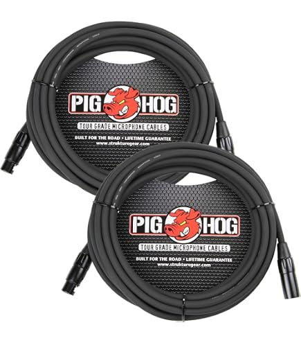 Amazon.com: Pig Hog PHM25 High Performance 8mm XLR Microphone