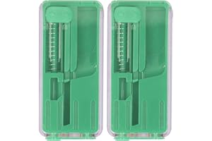 JTLB 2PCS Cigarette Explosion Beads Pushers Peppermint Cigarette Bursting Beads Pusher Box DIY Smoking Tools (Green)