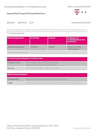 Magenta Mobil Start M Xtra Karte Telekom 10 Euro Amazon De