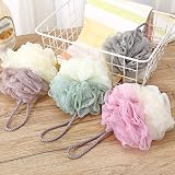 Omenluck Braided Mesh Bath Shower Sponge Ball Loofah 12cm Green Adult view 4