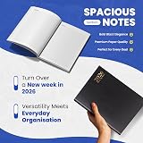 Karrma Ltd 2026 Diary Week to View A4 Hard Cover Black view 2