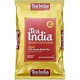 Tea India CTC Assam Loose Leaf Black Tea Strong, Full-Bodied Flavorful Blend Of Premium Black Tea Made with Natural Ingredients Traditional Indian Tea Caffeinated Iced Tea Breakfast Tea (32 Ounce)