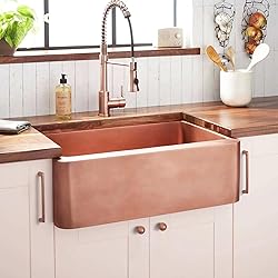 Goo-Ki Brushed Copper Cabinet Pulls with 3''Hole