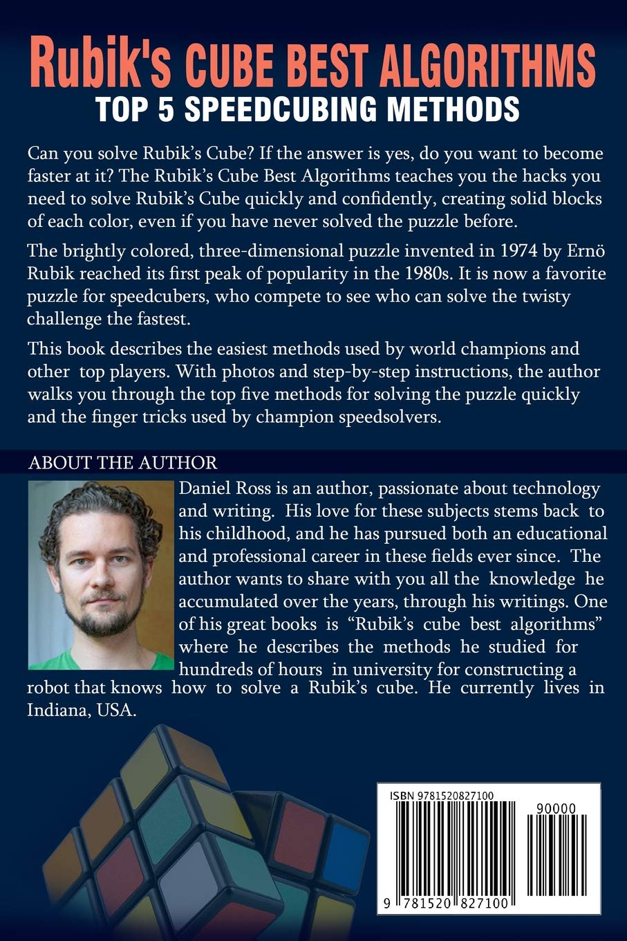 Amazon Fr Rubik S Cube Best Algorithms Top 5 Speedcubing Methods With Finger Tricks Included Ross Daniel Livres