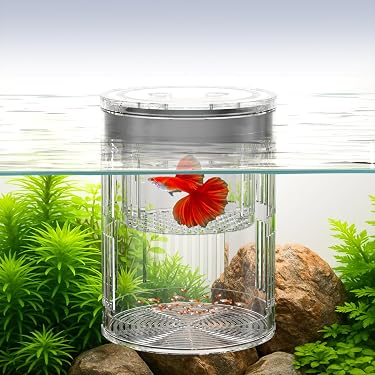 amazon fish box Best Sellers: Best Breeding Tanks Sea Animal Hooks High BHBCP75-GHW Color:Black Diamond (TRO Exclusive)