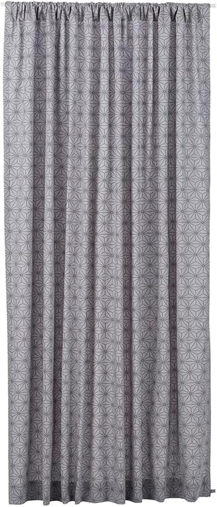 Peppa Grace Vorhang Baumwolle Grau Anthrazit 285 X 160 Cm