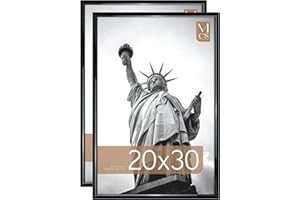 MCS Trendsetter Poster Frame (2 Pack), 20 X 30-Inch, Black, 65684