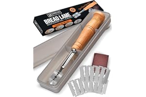 Orblue Bread Lame Dough Scoring Tool, Scoring Knife for Artisan Bread, Essential Sourdough Bread Baking Supplies, 12 Blades I