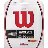 Wilson NXT Comfort 16 Tennis String - Set, Neon Orange