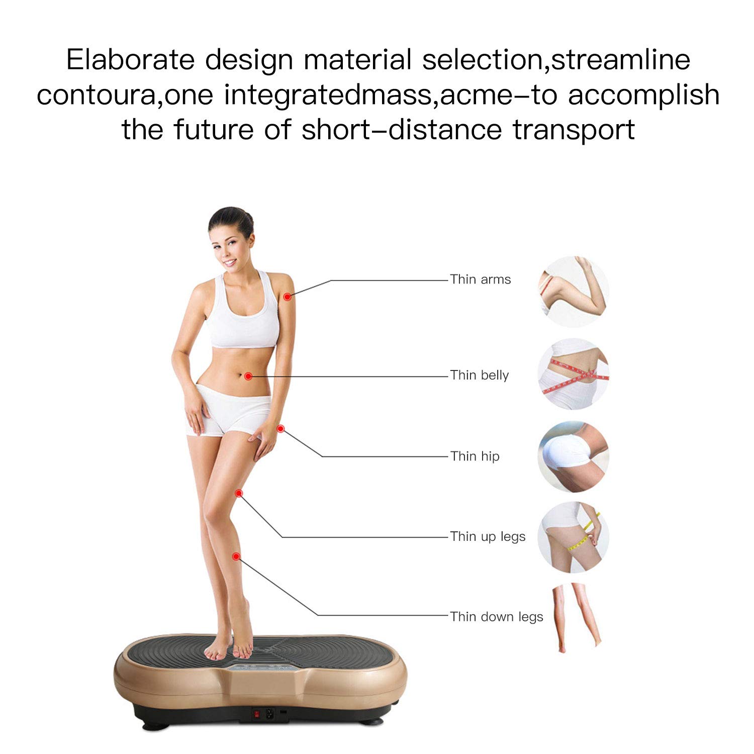 Gharpbik Workout Machine Fitness Vibration Platform Vibration