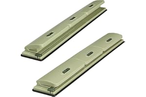 Levenger Circa 1-2-3 Portable Discbound Hole Punch, Heavy-Duty Mini Paper Puncher for Disc Notebooks, Business Home Office Supplies