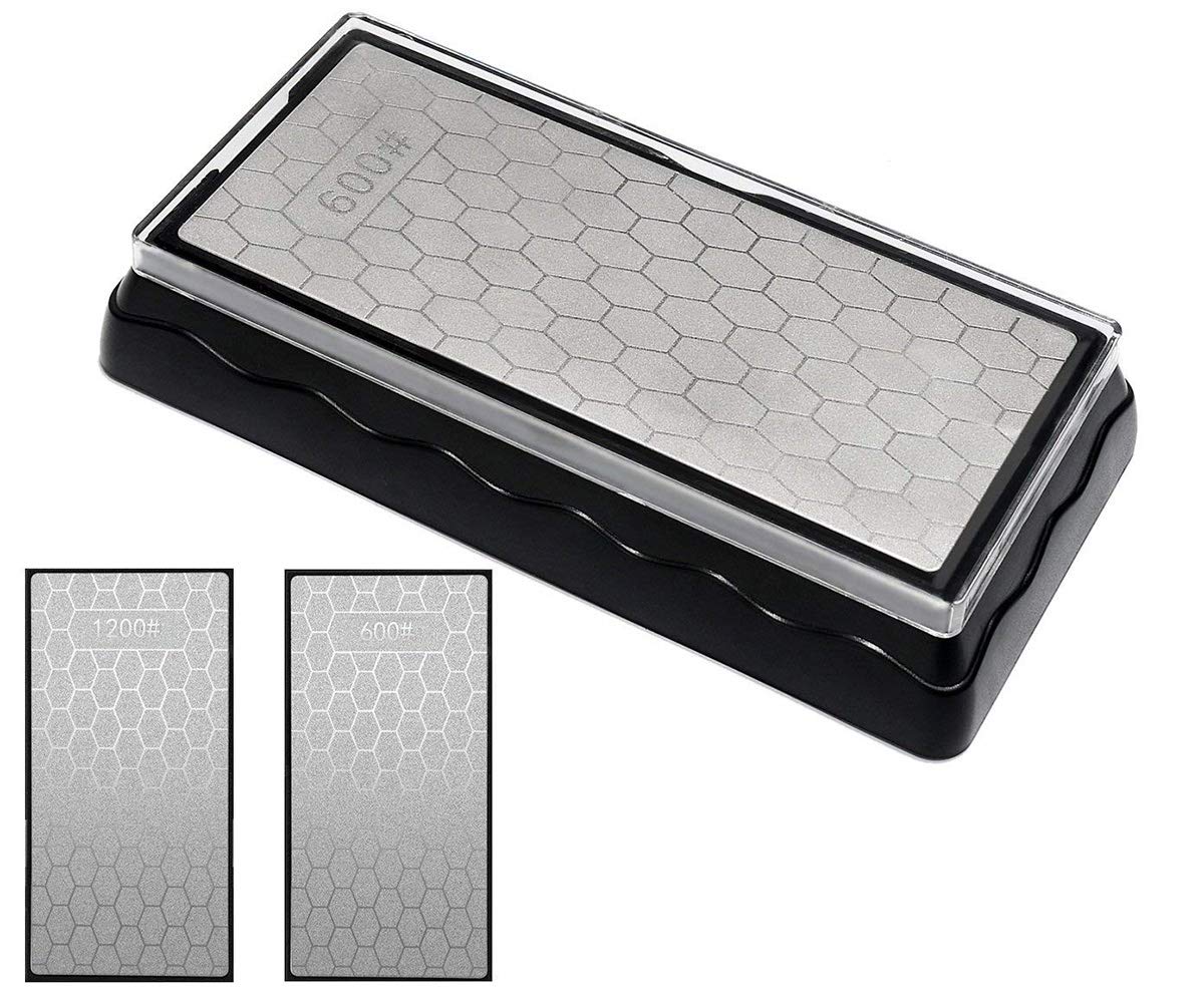 Double-sided Diamond Sharpening Stone,YCAMMIN Knife