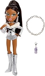 Bratz Charmz Sasha Fashion Doll with Charm Bracelet and Outfit view 2