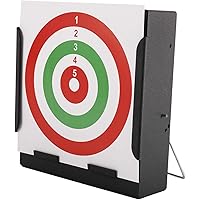 Yaegoo Metal Box BB Trap Target, Airsoft Pellet Trap Catcher with 20 Pcs Shooting Paper Targets, Indoor Outdoor Shooting Trai