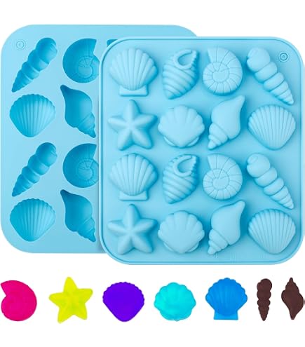 Moule Silicone Corail Algues Pour Fondant - Décoration Gâteaux, Chocolat, Pâte Polymère, Thème Marin - 6