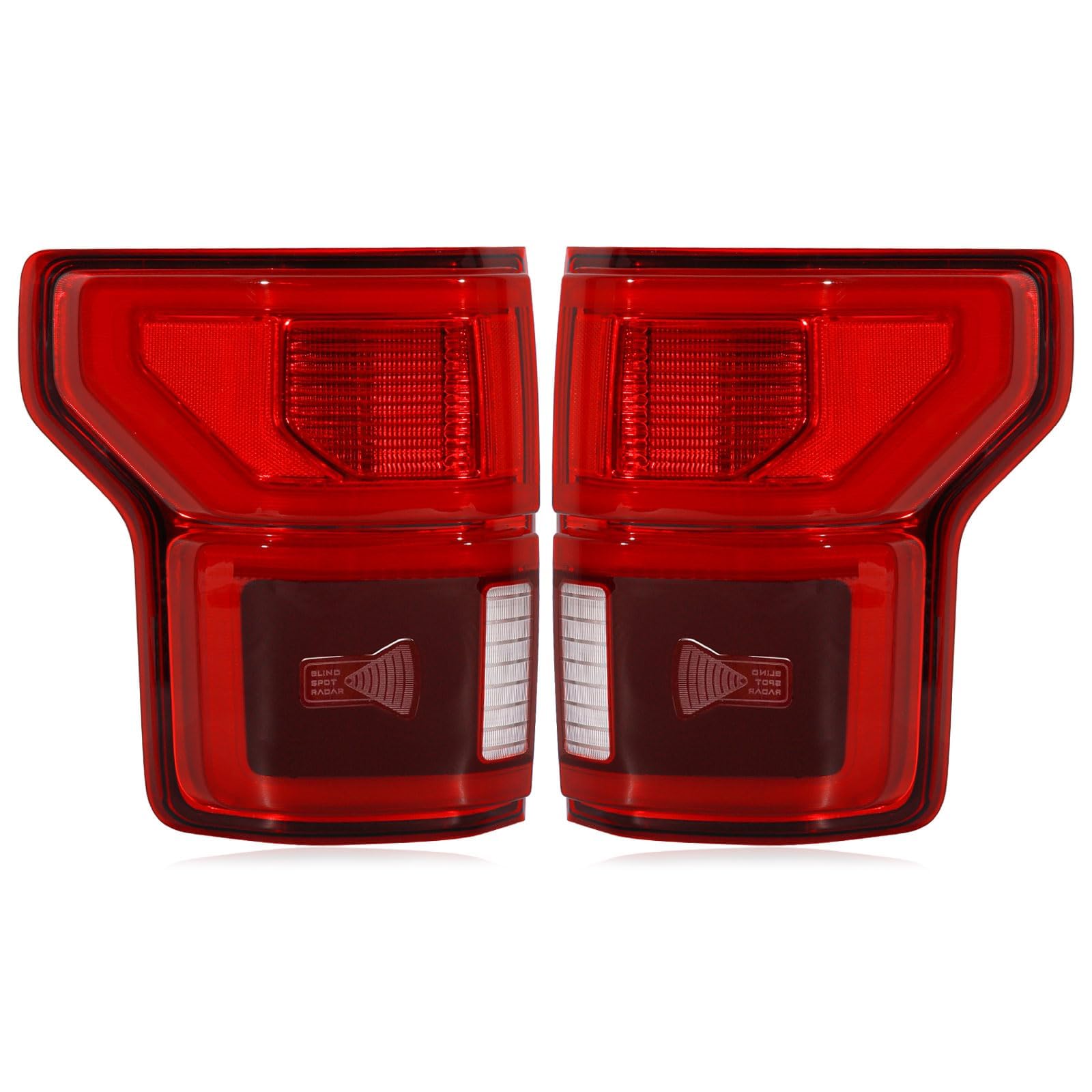 Photo 1 of LED Tail Lights W/Blind Spot Assembly Compatible with 2018 2019 2020 Ford F150, Rear Light Taillights Replacement # KL3Z13405B KL3Z13404B