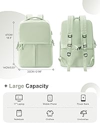 CADOLIM Large Travel Backpack For Women Laptop