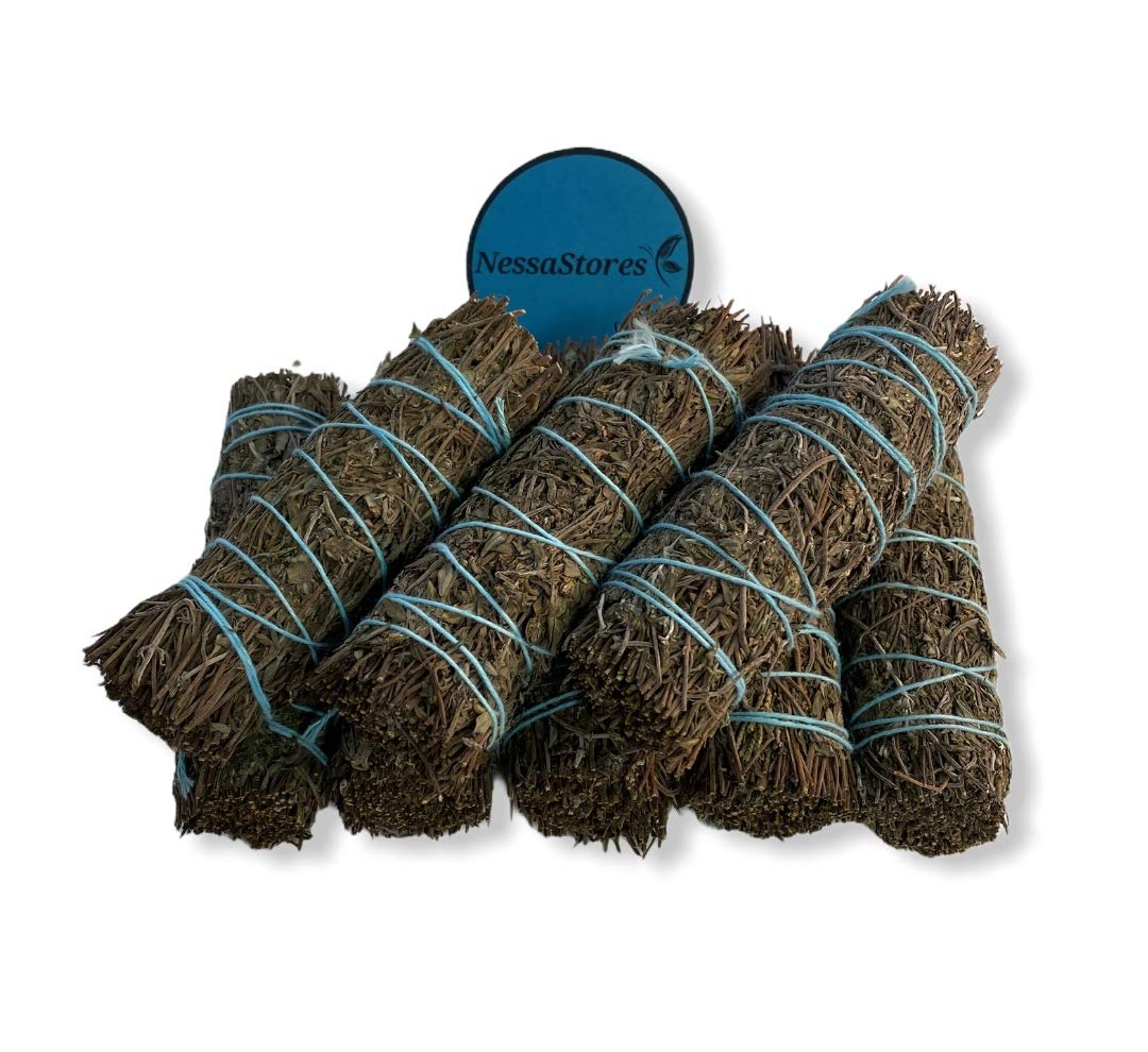 NESSASTORES - Thyme Smudge Incense 4" Bundle #JC-179 (5 pcs)