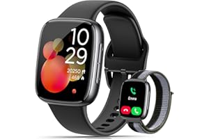 Quican Smart Watch for Women Men (2 Bands), 1.85" AMOLED Smartwatch for iPhone &amp; Android Phones, Heart Rate/ SpO2/ Sleep Monitor, 3ATM Waterproof, Calls &amp; Messages, 120+ Sports Modes Fitness Tracker4.8 out of 5 stars 64$89.99